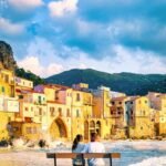 sunset-at-the-beach-of-cefalu-sicily-old-town-of-2023-12-05-23-23-46-utc